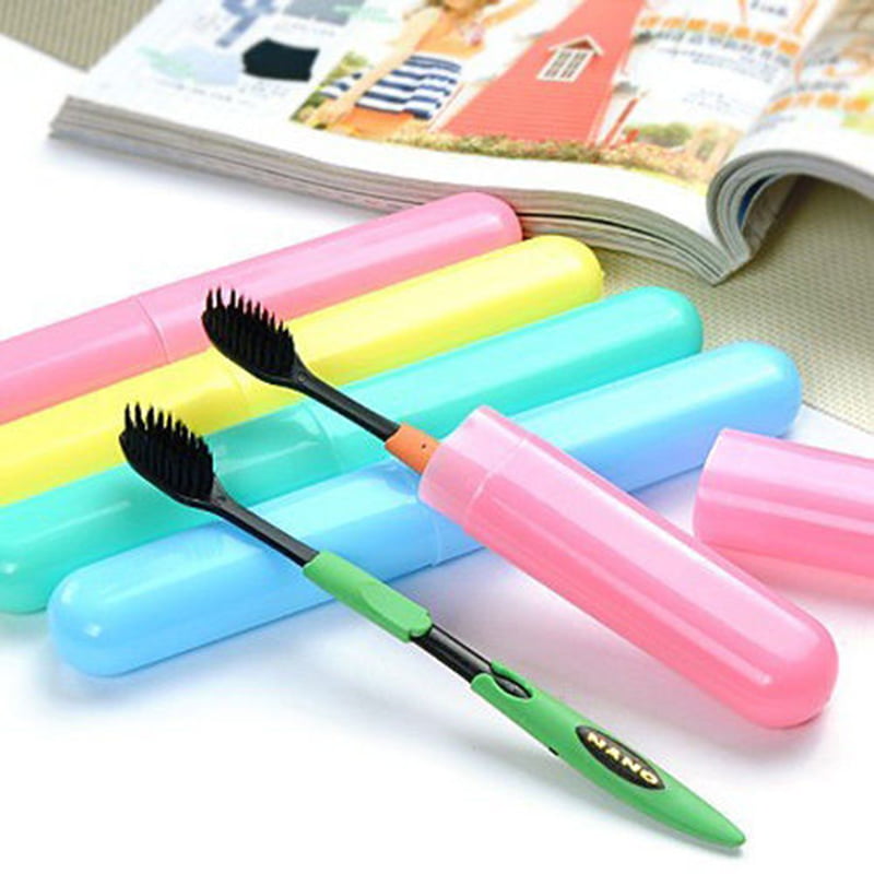 Portable Travel Hiking Camping Toothbrush &Toothpaste Protect Holder Case Box 