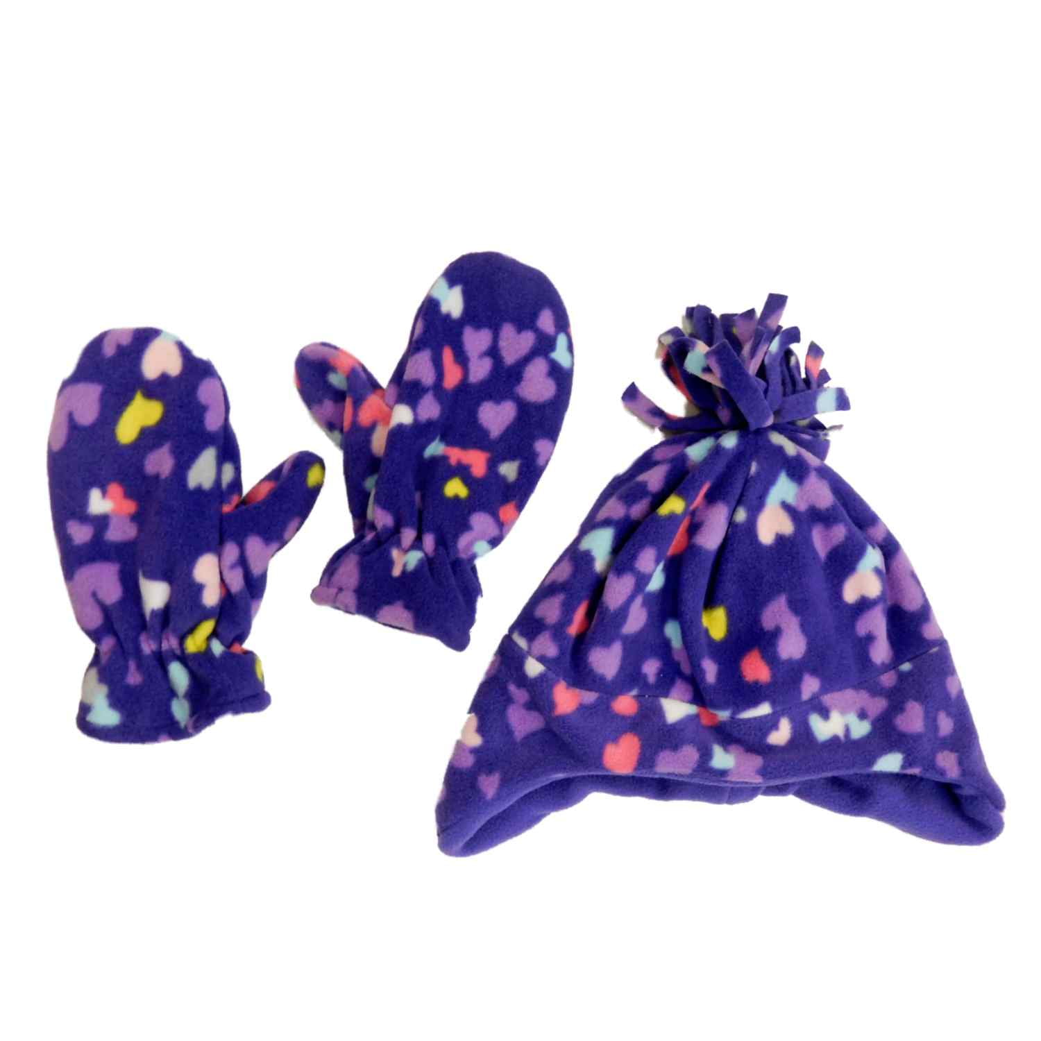 purple toddler hat
