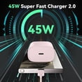 thumbnail image 2 of Cargador Samsung Super Fast Type-C de 45 W con cable de 3 m para Galaxy, 2 of 7