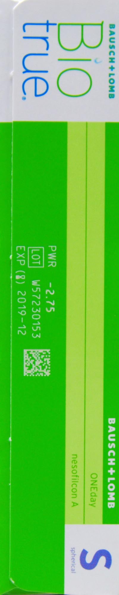 -2.75 BIOTRUE 1 DAY, Contact Lenses