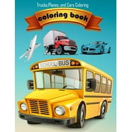 Garbage Truck Coloring Book: Activity Book for Kids Mazes, Coloring ...