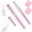 Pink, variant on Stcellnmex Pink Precision Electric Eyebrow Trimmer Mini Battery Operated Face Shaver With Comb Personal Epilator For Face Neck Lips Legs Women Christmas Gift 2 Pcs Pack