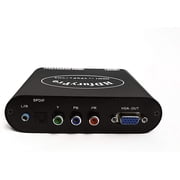 XD-450 - HDMI to YPbPr/VGA Converter Dual 2 HDMI Input to Analog Component Scaler Video 3.5 Audio Out for PC Laptop Xbox PS4 PS3 TV VHS VCR Camera DVD