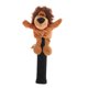 thumbnail image 3 of Funda protectora de madera con diseño de animal para palos de golf, divertida y resistente a arañazos, para mujer león caqui oscuro, 3 of 8