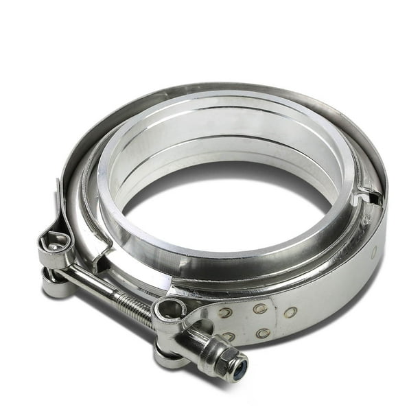 2.5" Stainless Steel VBand Clamp & Aluminum Flange Kit