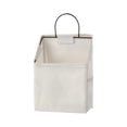 thumbnail image 2 of HANXIULIN - Paquete de 2 bolsas de almacenamiento para colgar en la pared, organizadores de tela para armario, para dormitorio, baño, decoración del hogar, 2 of 2
