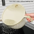 thumbnail image 3 of mmirethe Convenient Bayonet Fixing Lid For Large Capacity Vegetable Storage Fruits Wide Application Food Grade Filter Green,L L, 3 of 6