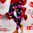 thumbnail image 2 of Tosmy Women's Leggings Valentine's Day Women Print Tights Leggings Control Yoga Sport Leggings For Women High Waist Leggings Soft, 2 of 4