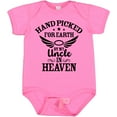 thumbnail image 3 of Inktastic Handpicked for Earth by My Uncle in Heaven with Angel Wings Boys or Girls Baby Bodysuit, 3 of 5