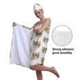 thumbnail image 5 of Colevkie 2 Pieces Women Bath Towel Set Bath Skirt & Shower Cap Quick Drying Portable Adjustable for Bathroom Travel Beach Sauna Wrap Towel Hair Drying Cap Printed Cute Kittens Pattern, 5 of 8