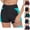 Green, variant on HAJWOH Womens Swim Shorts High Waisted Stretch Bathing Suit Bottoms Swimsuit Surfing Board Shorts