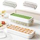 thumbnail image 1 of Caja para prensar cubitos de hielo – despejador de un clic, contenedor de almacenamiento de gran capacidad, diseño portátil duradero, máquina de hielo versátil y fácil de limpiar, 1 of 6