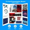 thumbnail image 6 of BAZIC White Tri-Fold Presentation Corrugated Display Board 36" x 48", 2-Pack, 6 of 8