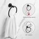 thumbnail image 5 of Juego de accesorios de baño Hinmood de acero inoxidable negro, 10 piezas, 5 of 6