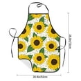 thumbnail image 2 of Pofeuu Sunflowers Print Aprons with Pockets, Cute Aprons for Kitchen, Cooking, Server, Barber, Chef Apron, 2 of 7