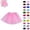 H09.Pink, variant on YOUYEDIAN 4th Of July Skirts for Kids Independence Day White Tulle Kids Tutu Skirt Freedom Star Red Blue and White Ballet Skirts for Toddler Girls 2025 Summer Puffy Mini Skirt,White One Size