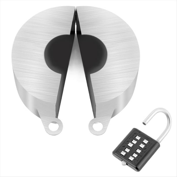 Tapa de Válvula de Compuerta Metálica para Exteriores con Cerradura de Combinación - A Prueba de Niños, el Robo de Agua, para Grifos de Jardín y Pomos de Puerta.