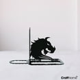 thumbnail image 3 of Craftnamesign Custom Dragon Metal Bookends for Shelves, Dragon Metal Book Shelf Holder Decor, 3 of 4