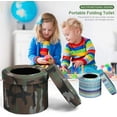 thumbnail image 3 of Pliable Camping Toilette,Portable Extérieur Camping Toilette Mobile Pliant Chaise de Toilette pour Camping Lavable, Résistant, pour le Camping, la Randonnée, Long Voyage, 3 of 4