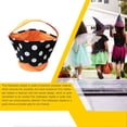 thumbnail image 2 of Matsuzay Bolsa de Halloween Poliéster Gran capacidad Presente Aspecto lindo Cubos de vacaciones Decorativos Día de Todos los Bolsas con Almacenamiento y organización del hogar dos, 2 of 6