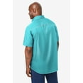 thumbnail image 2 of KingSize Men's Big & Tall Short Sleeve Wrinkle-Free Sport Shirt, 2 of 4