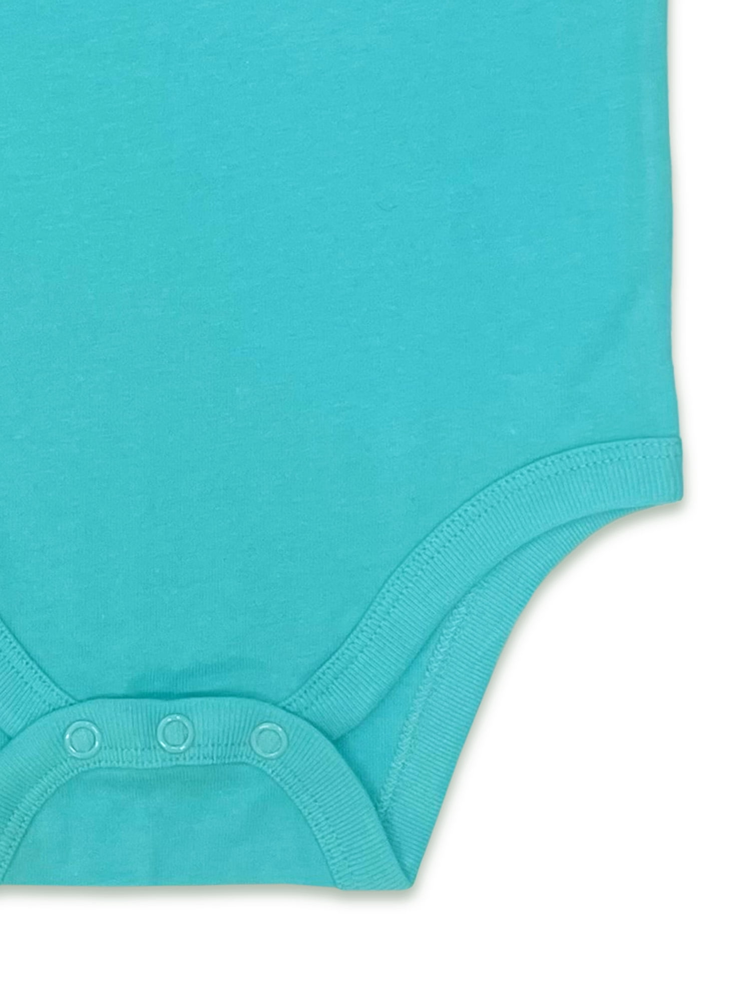 Garanimals Newborn Baby Boy, Girl & Unisex Cotton Short Sleeve Bodysuits, Sizes 0–24 Months, Single & 4-Pack