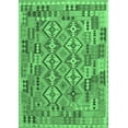 thumbnail image 1 of Ahgly Company Indoor Rectangle Southwestern Emerald Green Country Area Rugs, 2' x 5', 1 of 4