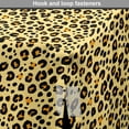 thumbnail image 4 of Yellow Brown Dog Crate Cover, Continuous Leopard Print Animal Skin Themed Spots Print, Easy to Use Pet Kennel Cover Small Dogs Puppies Kittens, 7 Sizes, Pastel Yellow Dark Mauve, by Ambesonne, 4 of 6