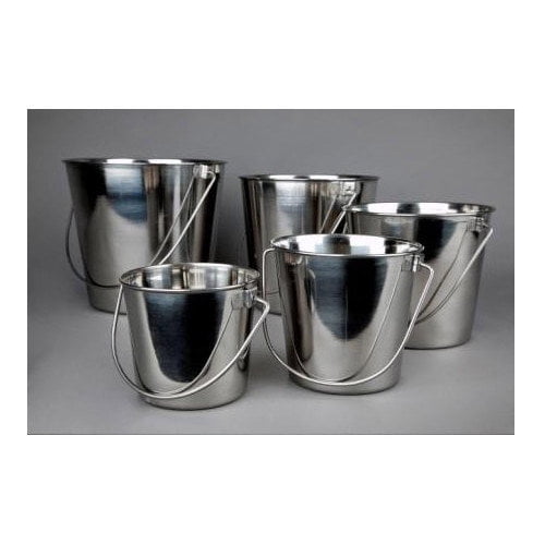 Advance Pet Products Heavy Stainless Steel Round Bucket, 1Quart