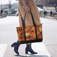 thumbnail image 4 of FORMRS Canvas Laptop Tote Bag for Women with 15.6" Computer Compartments Shoulder Handbag, Fall Pattern, 4 of 7