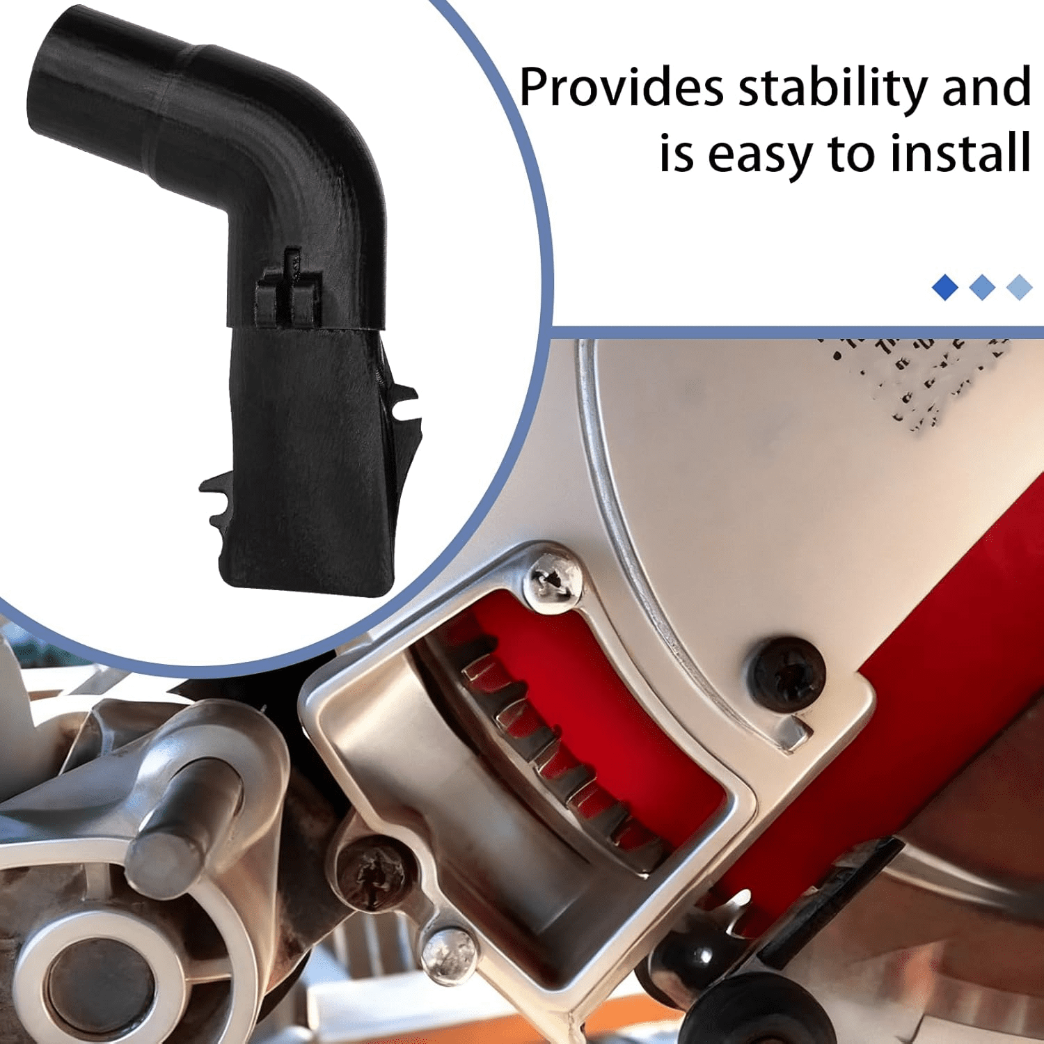For Dewalt Dust Collector, Miter Saw Dust Collection Fitting For Dewalt DW708, Improves Dust Control with Accurate Fit, Essential Workshop Accessory for Cleaner Work Area