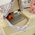 thumbnail image 6 of This 3-piece backpack set comes with a cute floral quilted backpack, a medium-sized messenger bag and a small travel storage bag for ladies, presenting a simple and comfortable look, 6 of 6