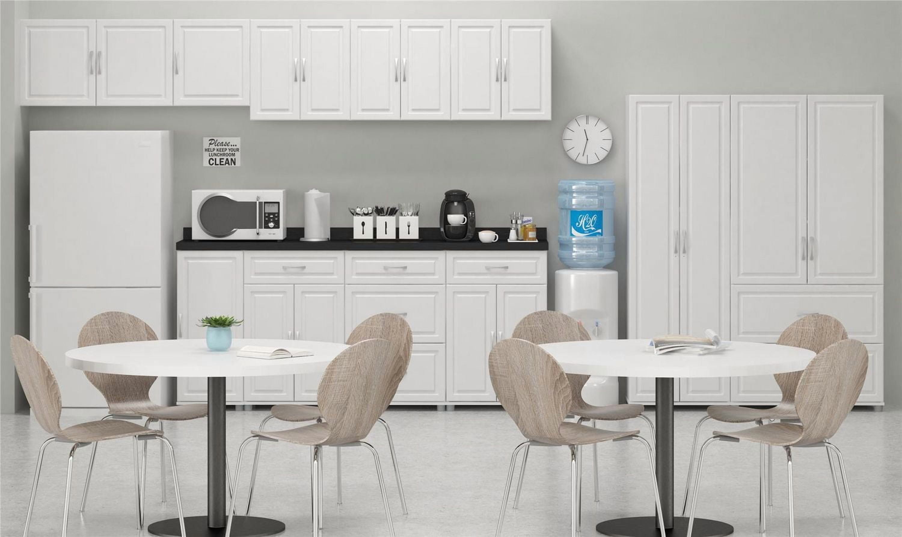 Kendall 24" 3 Drawer Base Cabinet, White