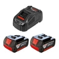 thumbnail image 1 of Kit Juego 2 Baterias 18v + Cargador De Taladro Esmeril Bosch BOSCH 1600A015TD, 1 of 2