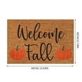 Guibest Thanksgiving Pumpkin Mat Holiday Mat Door Mat Polyester