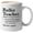 Ballet Teacher Description White, variant on Ballerina Mug Black 11oz Mug White 15oz - Must be Danced - Ballerina Ballet Dancer Dancing Artist Performance Arts