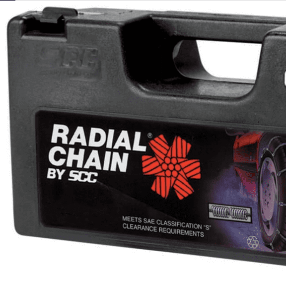 SC1040 Radial Chain Cable Traction Tire Chain - Set of 2, Silver