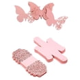 thumbnail image 1 of Caja De De 25 Piezas De + 50 Piezas De Tarjetas De De Mariposa Para Decoración Rosa, 1 of 9