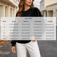 thumbnail image 3 of Enjoytime Crewneck Sweatshirts Women Long Sleeve Velvet Pullover Tops Solid Trendy Casual Soft Oversized Sweatshirt, 3 of 8