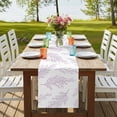 thumbnail image 4 of Table Runners 90 Inches Long Dress Scarves, Pink Purple Tree Branches Farmhouse Coffee/Dining/Kitchen Table Runner for Living Room, Farmhouse Nature Botanical 13x90 Inch, 4 of 9