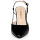 thumbnail image 5 of Tacón destalonado para mujer, punta puntiaguda, tacones de aguja, mulas negro, EE. UU. 7, 5 of 6