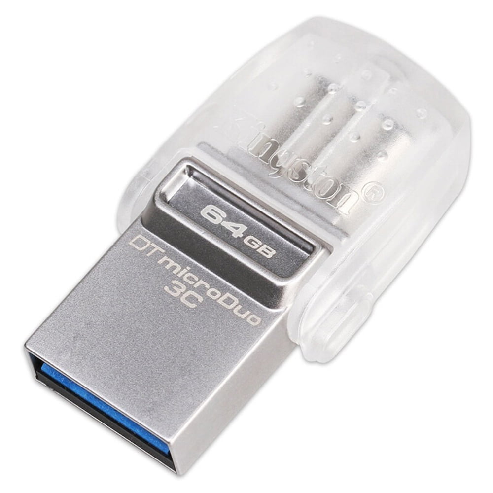32GB USB 3.1 Type C Kinston Flash Memory Pen Drive microDUO3C DTDUO3C/32G 