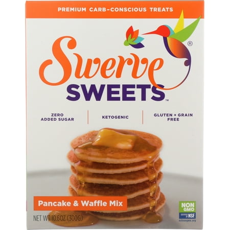 Swerve Sweets Gluten + Grain Free Pancake & Waffle Mix, 10.5 oz Box