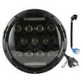 thumbnail image 2 of Luz delantera de motocicleta, faro LED de 7 pulgadas y 75 W, repuesto de faro de motocicleta, faro delantero de motocicleta optimizado para la excelencia, 2 of 9