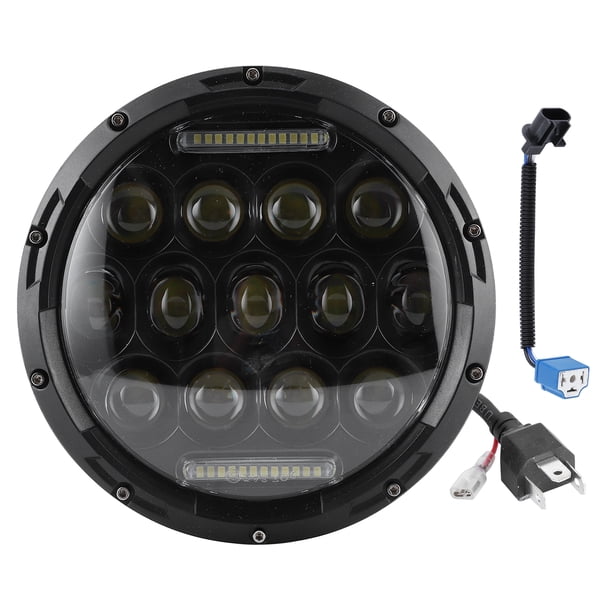 Faro LED de 7 pulgadas y 75 W, 6500 K, alta luminosidad, eficiente, apto para Jeep Wrangler