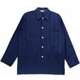 thumbnail image 1 of Derek Rose Men's Navy Stripe Pyjama Sleep Set - 42, 1 of 4