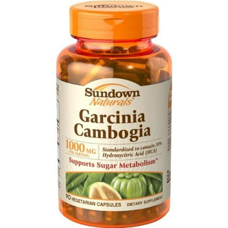 Sundown Naturals Garcinia Cambogia 1000 mg Capsules 90 bis (Paquet de 4)