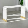 thumbnail image 2 of Acrylic Gold Console Table, 2 of 5