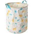 thumbnail image 1 of Floral World Foldable Basket Organizer, Medium, White, 1 of 7