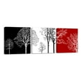 thumbnail image 1 of Wieco Art Colorful Tree-3 Piece Flowers Floral Canvas Prints, 1 of 5